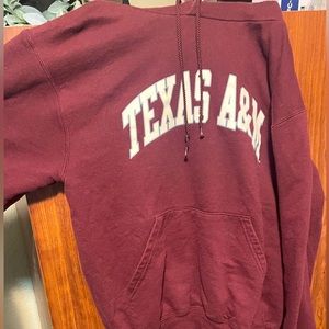 Texas A&M University pullover with hood. Size small.